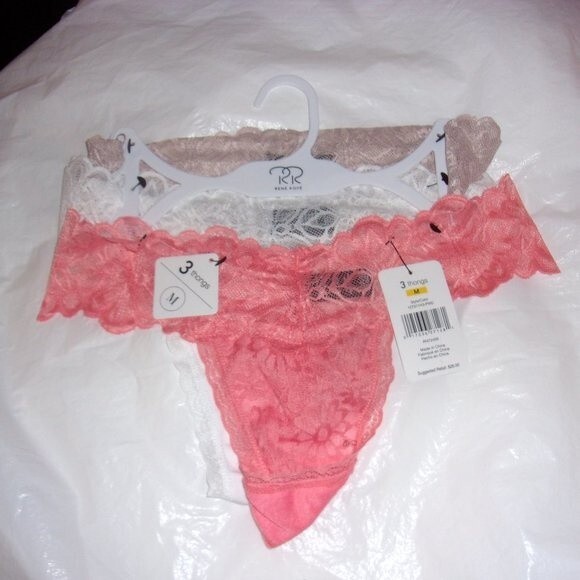 Rene Rofe Medium 3 pack of thongs - Picture 3 of 10